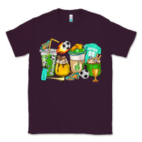 Plum Football coffee cups Classic Tee - HowdyJamesFarm