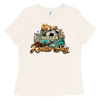 Bone It's a Soccer Kinda Day Ladies Tee - HowdyJamesFarm