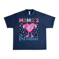 Navy mama's valentine olivia Urban Heavy Tee - OliviaCreatesArt