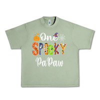 Oil Green grandpa family halloween matching shirts, one spooky papaw t shirt Urban Heavy Tee - maiPhamDesign