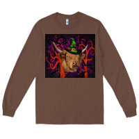 Chestnut halloween glitter highland cow tumbler Long Sleeve Tee - RanaPortraitStore