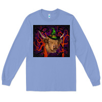 Colony Blue halloween glitter highland cow tumbler Long Sleeve Tee - RanaPortraitStore