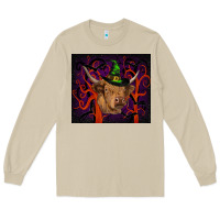 Mushroom halloween glitter highland cow tumbler Long Sleeve Tee - RanaPortraitStore
