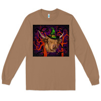 Toasted Coconut halloween glitter highland cow tumbler Long Sleeve Tee - RanaPortraitStore