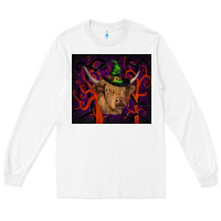 White halloween glitter highland cow tumbler Long Sleeve Tee - RanaPortraitStore