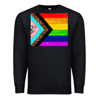 Black pride flag Premium Sweatshirt - AdoDesignShop