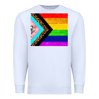 White pride flag Premium Sweatshirt - AdoDesignShop