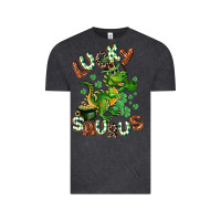 Vintage Black Lucky Saurus Vintage Tee - CowGirlArtShop