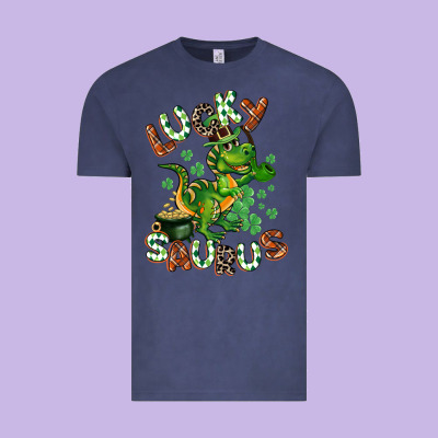 Lucky Saurus Vintage Tee Designed By Cowgirlartshop