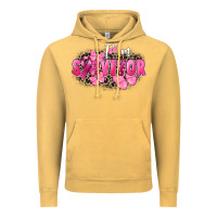 Vintage Mustard I' m survivor Breast Cancer Vintage Hoodie - FaDigitalArtStudio
