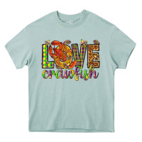 Arona Mardi Gras love crawfish Heavy Core Tee - NancyCooperArtShop