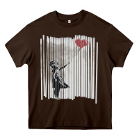 Banksy Balloon Girl Cute Heavy Core Tee | Teevron