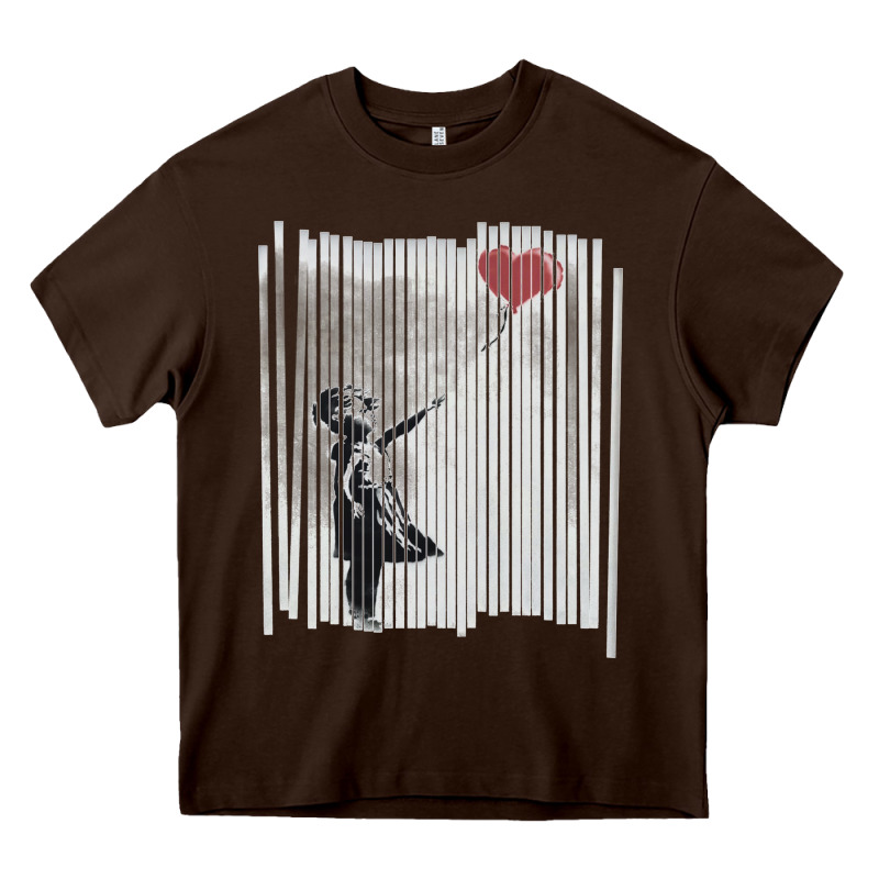 Banksy Balloon Girl Cute Heavy Core Tee by maiPhamDesign | Teevron