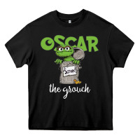 Black oscar the grouch Heavy Core Tee - maiPhamDesign