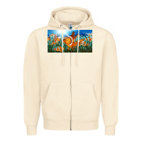 Sandshell clown fish  license plate Zipper Hoodie - BarkalooDesign