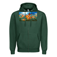 Sports Green clown fish  license plate Zipper Hoodie - BarkalooDesign
