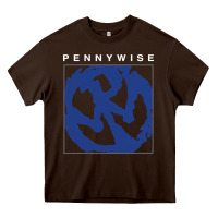 Chocolate Brown horror pennywise movie Heavy Core Tee - maiPhamDesign