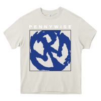 Cream horror pennywise movie Heavy Core Tee - maiPhamDesign