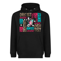 Black dentist Heavyweight Hoodie - AdoDesignShop