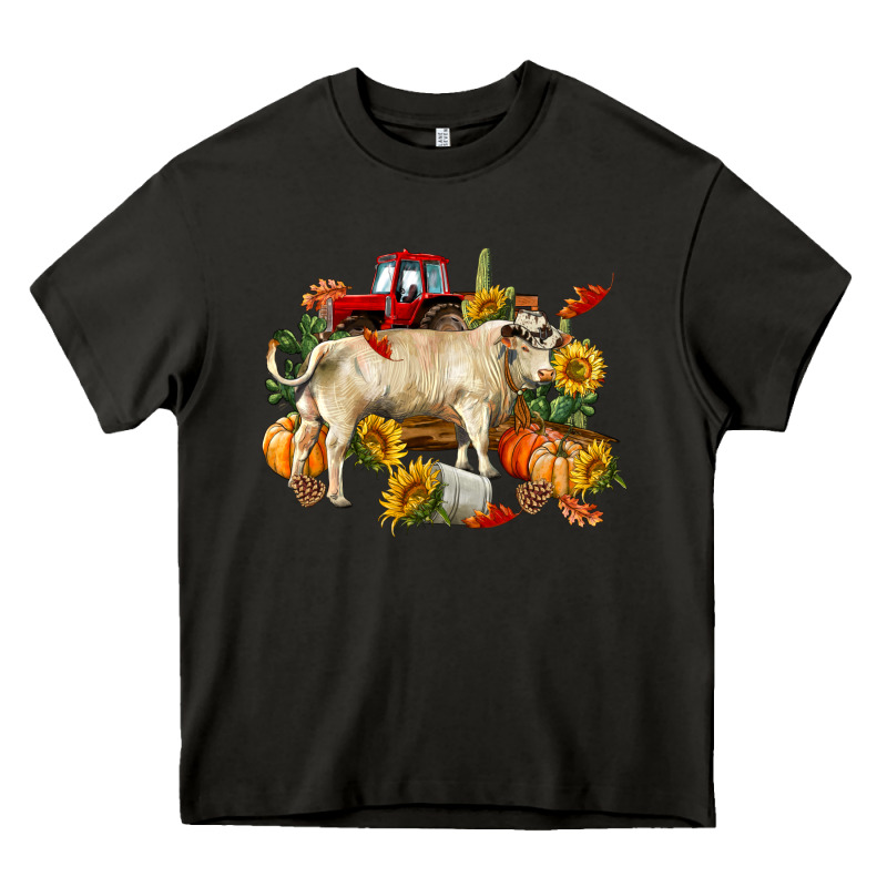 Fall Charolais Bull Heavy Core Tee by RanaPortraitStore | Teevron