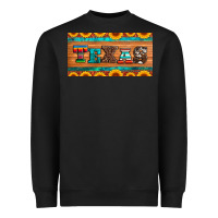 Texas Sunflowers License Plate Heavyweight Sweatshirt | Teevron