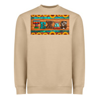 Mushroom texas sunflowers license plate Heavyweight Sweatshirt - Artiststas