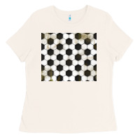 Bone distressed soccer pattern Ladies Tee - TumblerDesignByShophia