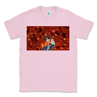 Bubblegum Pink wizard boy and owl Classic Tee - TumblerDesignByShophia
