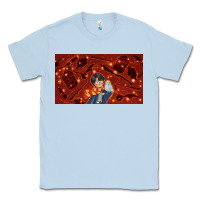 Dusty Blue wizard boy and owl Classic Tee - TumblerDesignByShophia