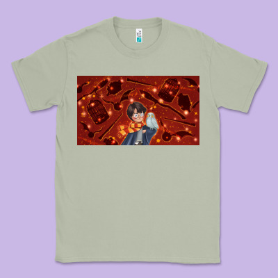 Wizard Boy And Owl Classic Tee Designed By Tumblerdesignbyshophia