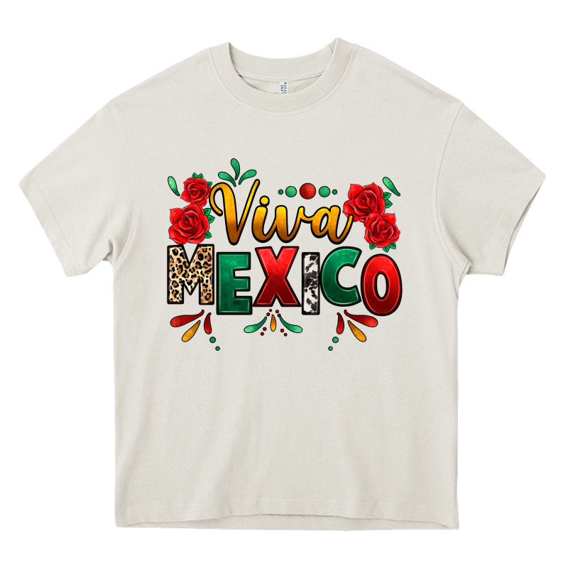 Viva Mexico Cinco De Mayo Heavy Core Tee by texasbilliewilder | Teevron