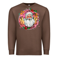 Chestnut merry christmas peace santa Premium Sweatshirt - AdoDesignShop