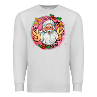 Dove Grey merry christmas peace santa Premium Sweatshirt - AdoDesignShop