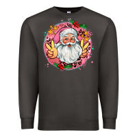 Smoke merry christmas peace santa Premium Sweatshirt - AdoDesignShop