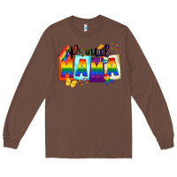 Chestnut proud mama Long Sleeve Tee - FaDigitalArtStudio