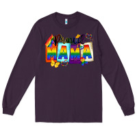 Plum proud mama Long Sleeve Tee - FaDigitalArtStudio