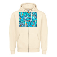 Sandshell humpback whale mousepad Zipper Hoodie - BarkalooDesign
