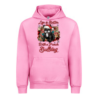Christmas Life Is Better With A French Bulldog Urban Hoodie | Teevron