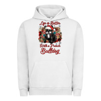 Pigment Lunar Rock christmas life is better with a french bulldog Urban Hoodie - JahusDesignShop