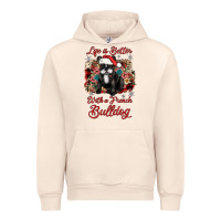 Sandshell christmas life is better with a french bulldog Urban Hoodie - JahusDesignShop