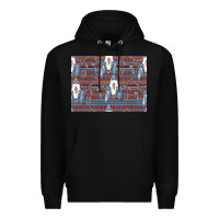 Black Bull Skull Pattern Premium Hoodie - CowhideDigitalArt