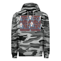 Slate Camo Bull Skull Pattern Premium Hoodie - CowhideDigitalArt