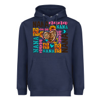 Navy nana nana nana with hearts Heavyweight Hoodie - AdoDesignShop