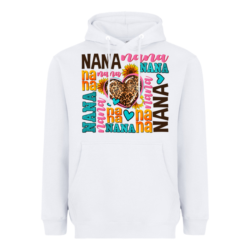 Nana Nana Nana With Hearts Heavyweight Hoodie by AdoDesignShop | Teevron