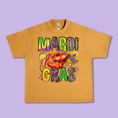 Mardi Gras Crawfish Olivia Urban Heavy Tee Designed By Oliviacreatesart