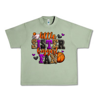 Oil Green little sister biggest fan basketball Urban Heavy Tee - Jasminsmagicworld