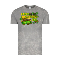Cloud Rock Camper Happy St. Patrick's Day Vintage Tee - CowGirlArtShop