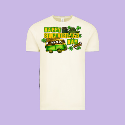 Camper Happy St. Patrick's Day Vintage Tee Designed By Cowgirlartshop