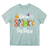 Arona grandpa family halloween matching shirts, one spooky papaw t shirt Heavy Core Tee - maiPhamDesign