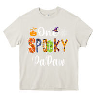 Cream grandpa family halloween matching shirts, one spooky papaw t shirt Heavy Core Tee - maiPhamDesign